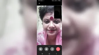 Massaging Mature Aunty Boobs During Our Secret Video Chat