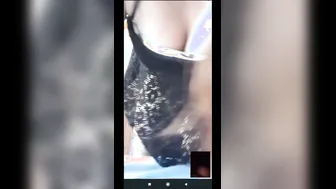 Aunty Stripping Naked And Teasing During Private Video Call
