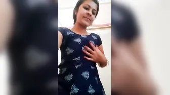 GF Getting Her Small Tits Squeezed And Pussy Rubbed Good