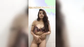 Desi Babe Teasing And Stripping Naked In Bedroom Selfie Session