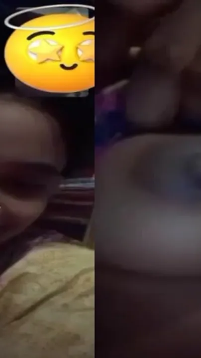 Village GF Showing Her Boobs During Late Night Video Call