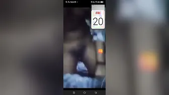 College Babe Stripping Naked During Intimate Video Call Sex