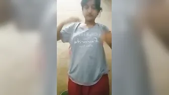 Village Cutie Showing Off Her Naked Tits In Private Leaked Clip