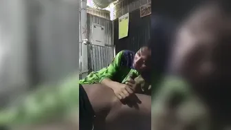 Bengali GF Giving Sloppy Blowjob In Hidden Bedroom