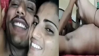 Newly Married Couple Fucking Hard In Their Honeymoon Bedroom