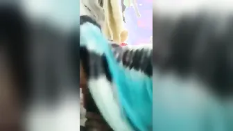 Naughty Cousin Giving Sloppy Blowjob And Stroking His Cock
