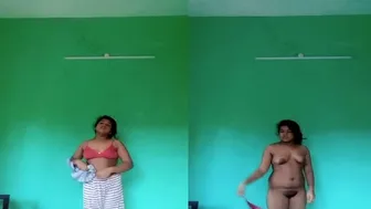 Mallu Babe Slowly Stripping Naked In Her Bedroom Recording