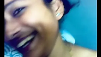 GF Moaning Loud As I Press Her Boobs Outdoors Amateur Mms