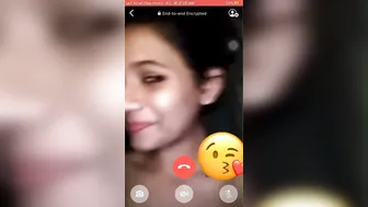 Indian Babe Showing Off Naked Tits On Whatsapp Video Call