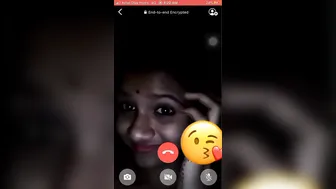 Indian Babe Showing Off Naked Tits On Whatsapp Video Call