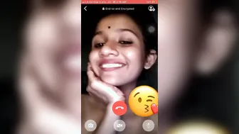 Indian Babe Showing Off Naked Tits On Whatsapp Video Call