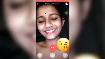Indian Babe Showing Off Naked Tits On Whatsapp Video Call