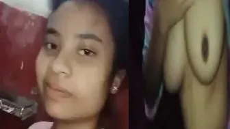 Bengali College Gf Flashing Her Big Boobs In Hostel Room For Me