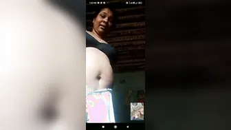 Mature Aunty Stripping On Video Call Pleasuring Herself For Me