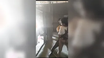 Village Bhabhi Fucking Her Devar Standing Up Hot Homemade Video