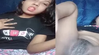 Desi Babe Fingering Both Her Tight Holes In Bedroom Session