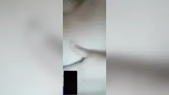 Indian GF Spreading Legs Showing Pink Pussy Closeup