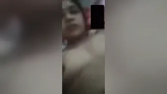 Indian GF Spreading Legs Showing Pink Pussy Closeup