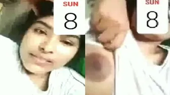 Bengali Babe Flashing Her Big Tits For Boyfriend On Video Call