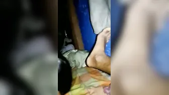 Wife Sucking Hubby's Dick And Licking His Balls In Homemade Clip