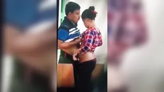 Horny Couple Caught Fucking Standing In Their Bedroom Scandal