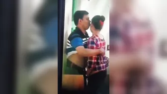 Horny Couple Caught Fucking Standing In Their Bedroom Scandal