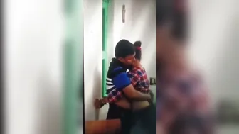 Horny Couple Caught Fucking Standing In Their Bedroom Scandal