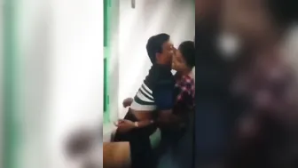 Horny Couple Caught Fucking Standing In Their Bedroom Scandal