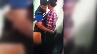 Horny Couple Caught Fucking Standing In Their Bedroom Scandal
