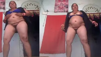 Mature Village Slut Recording Herself Naked For Quick Cash