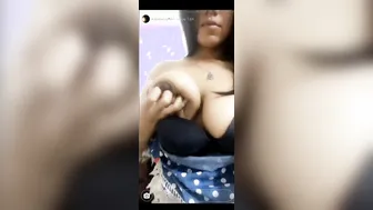 My GF Showing Off Her Huge Boobs On Her Status Update