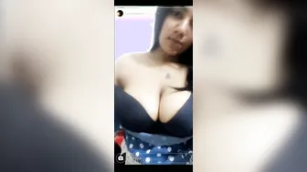 My GF Showing Off Her Huge Boobs On Her Status Update