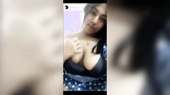 My GF Showing Off Her Huge Boobs On Her Status Update