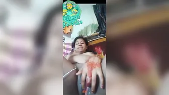 Social Media Girl Fingering Herself On Private Video Call Sex