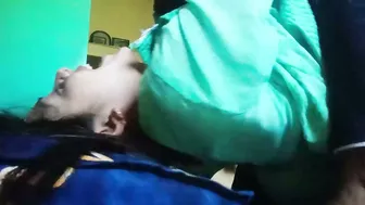 Lonely Married Woman Pressing And Sucking Her Own Big Boobs