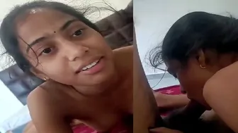 Odia GF Sucking Cock While Showing Her Perky Tits Off