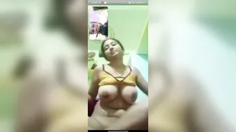 Young Indian Babe Exposing Her Wet Pussy And Perky Round Tits