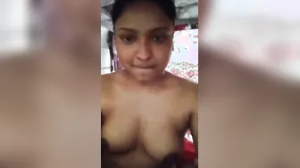 Newlywed Wife Fingering Herself While Husband Films Her Pussy
