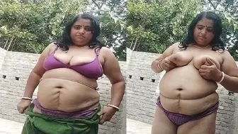 Bbw Village Wife Stripping Naked And Getting Fucked Outdoors