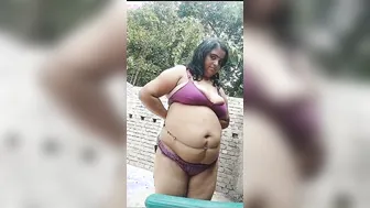 Bbw Village Wife Stripping Naked And Getting Fucked Outdoors