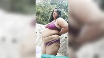 Bbw Village Wife Stripping Naked And Getting Fucked Outdoors