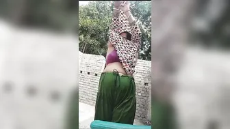 Bbw Village Wife Stripping Naked And Getting Fucked Outdoors