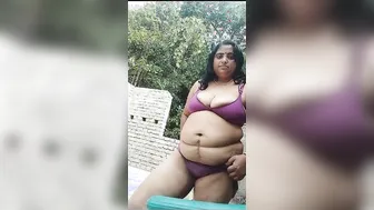 Bbw Village Wife Stripping Naked And Getting Fucked Outdoors