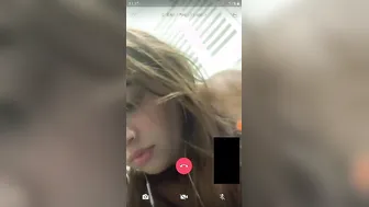GF Showing Her Tits During Video Call Session Tonight