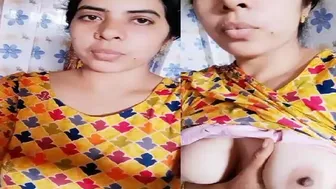 Unsatisfied Bhabhi From Village Flaunting Her Big Tits Online