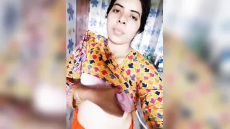 Unsatisfied Bhabhi From Village Flaunting Her Big Tits Online