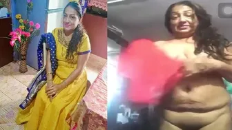 Horny Mature Milf Stripping Nude And Making Dirty Home Videos