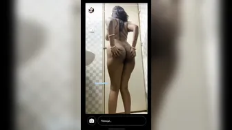 Standing Indian Slut Fingering Her Dripping Wet Pussy Moaning