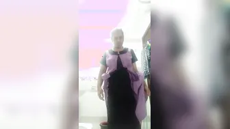 Naked Aunty In Bathroom Getting Ready For Her Bath All Natural