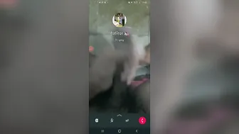 GF Fingering Herself During Video Call With Big Boobs